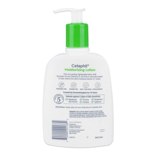 Cetaphil Lotion Moisturizing Dry To Normal, For Sensitive Skin, 473ml - wellkart