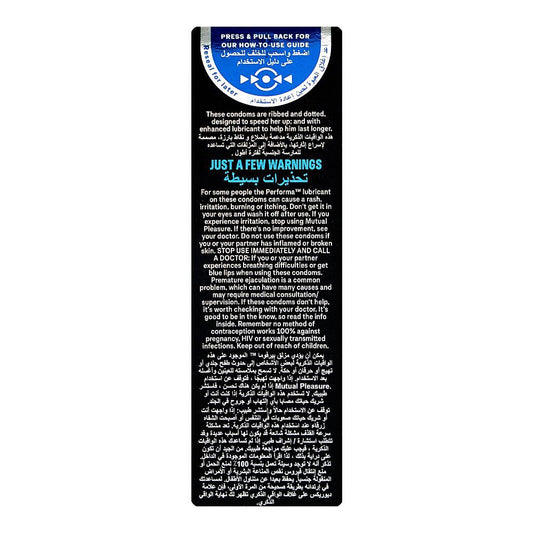 Durex Mutual Pleasure Condoms, 10-Pack wellkart