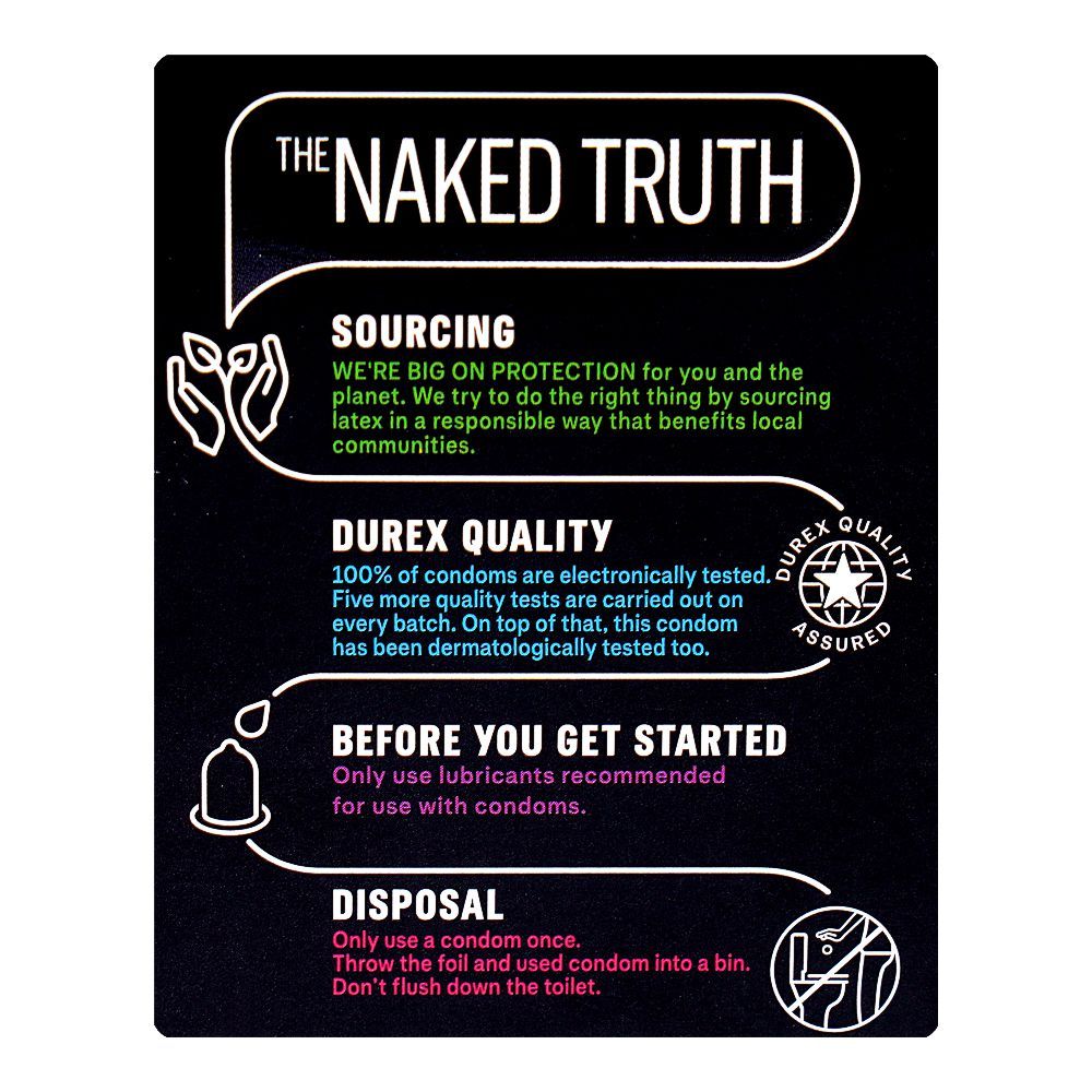 Durex Mutual Pleasure Condoms, 10-Pack wellkart