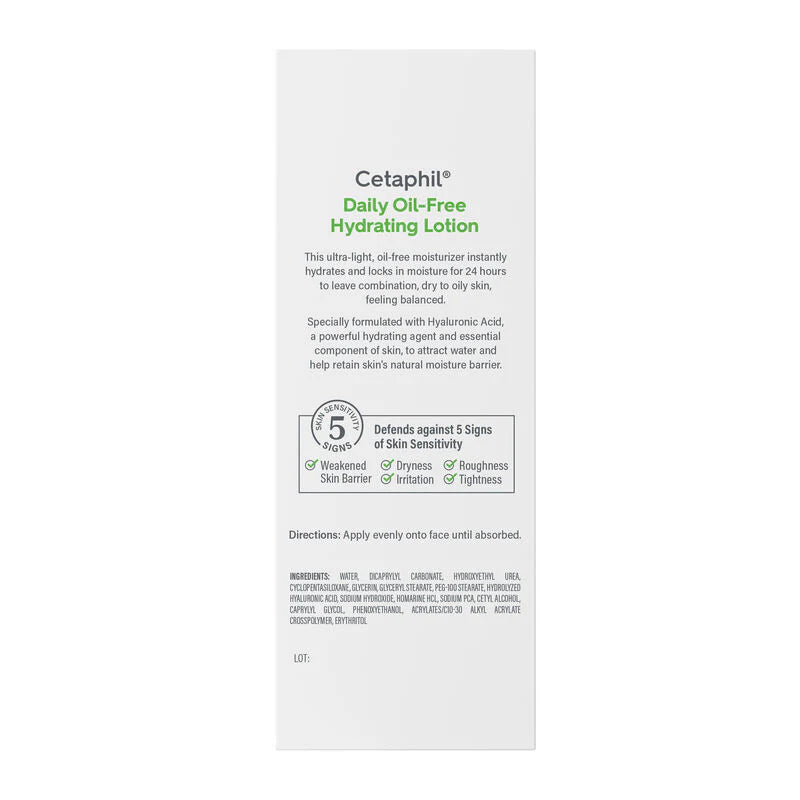 Cetaphil Daily Oil-Free Hydrating Lotion, For Combination & Sensitive Skin, 88ml - wellkart