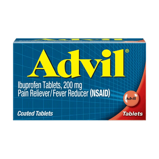 Advil Pain Relievers and Fever Reducer Coated Tablets, 200 Mg Ibuprofen, 200 Count Skinstash