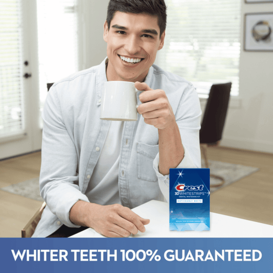 Crest 3D Whitestrips Dental Whitening Kit, Noticeably White, 10 Treatments - 10 Ct SkinStash