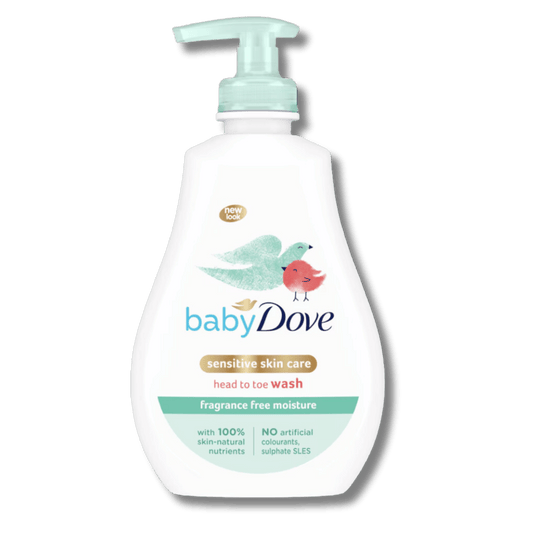 Dove Baby Sensitive Moisture Wash Gel For Body And Hair (400ml) SkinStash