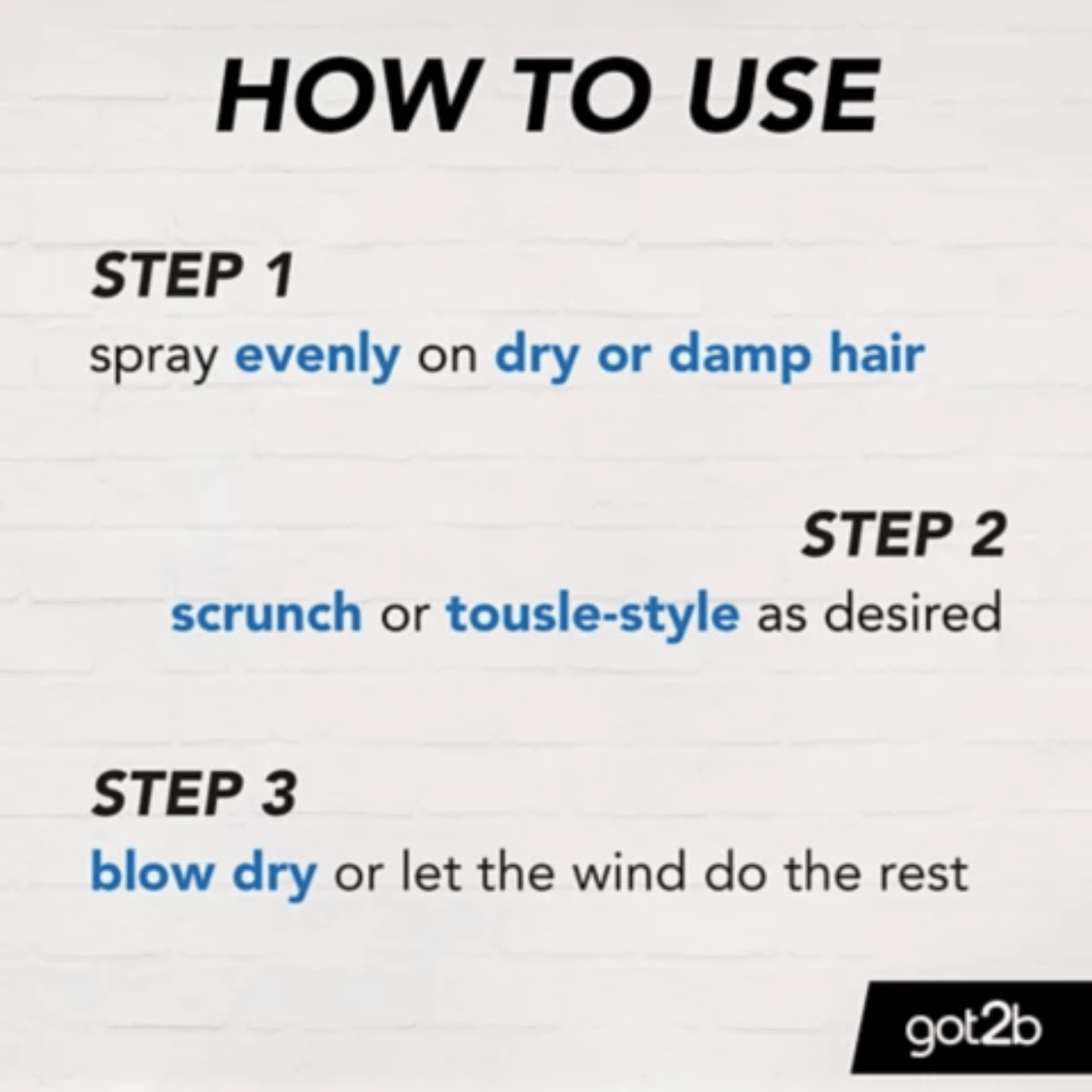 Got2b Beach Matt Texturising Salt Spray (200ml) SkinStash