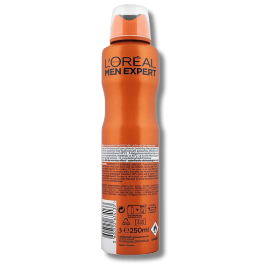 L'Oreal Men Expert 48H Thermic Resist Anti Perspirant Deodorant (250ml) SkinStash