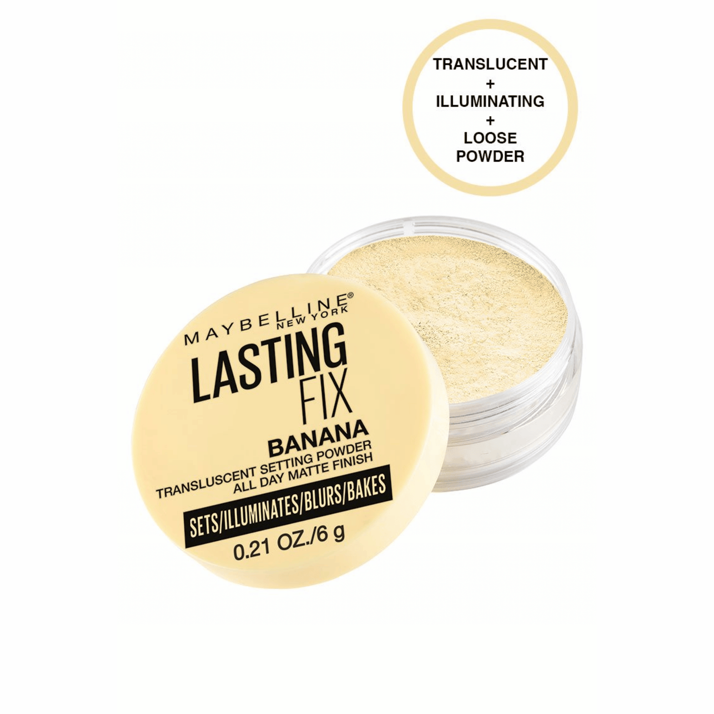 Maybelline Lasting Fix Banana Translucent Setting Powder (6g) SkinStash