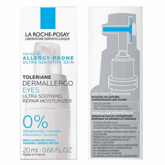 La Roche Posay Toleriane Dermallergo Ultra Soothing Eyes Repair Moisturizer (20ml) SkinStash