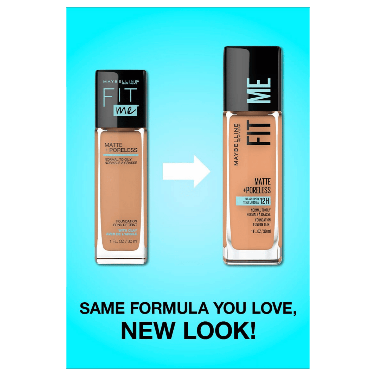 Maybelline Fit Me Matte + Poreless Liquid Oil-Free Foundation (30ml) SkinStash