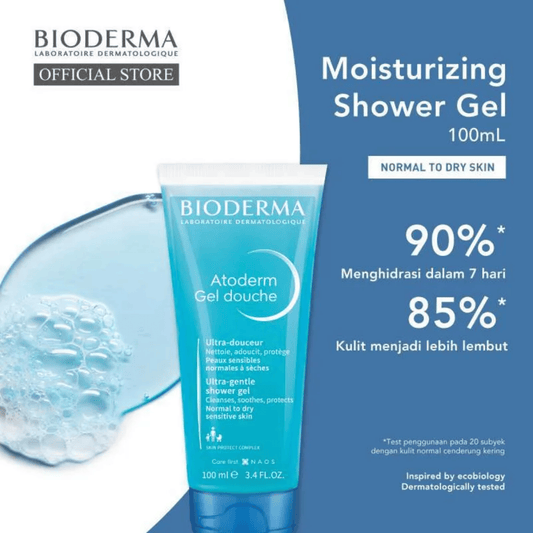 Bioderma Atoderm Gel Douche Ultra-Gentle Shower Gel (100ml) SkinStash