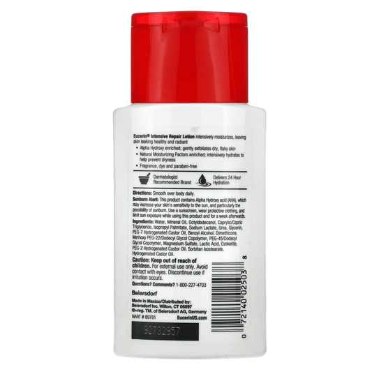 Eucerin Intensive Repair Travel Size Body Lotion, (89ml) SkinStash