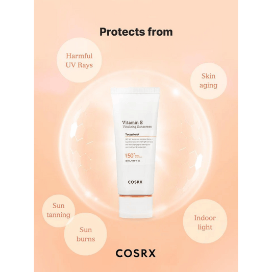 Cosrx Vitamin E Vitalizing Sunscreen SPF 50+ (50ml) SkinStash