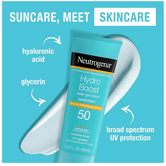 Neutrogena Hydro Boost Water Gel Lotion Sunscreen Spf 50 (88ml) SkinStash