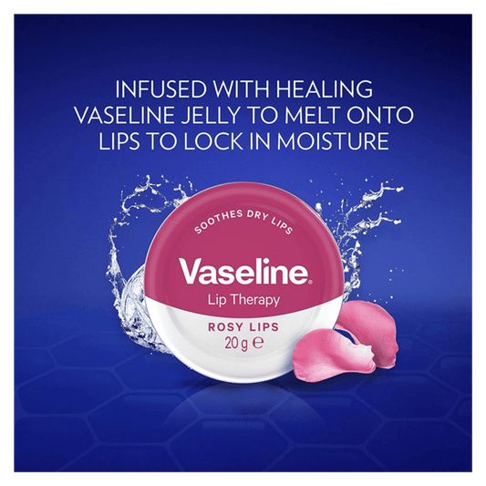 Vaseline Lip Therapy Rosy Lips (20g) SkinStash