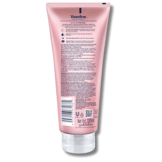 Vaseline Healthy Bright Gluta-Hya Serum Burst Lotion (330ml) SkinStash
