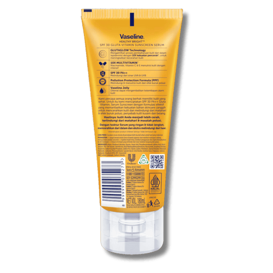 Vaseline Healthy Bright Gluta Vitamin SPF 30 PA++ Sunscreen Serum (180ml) SkinStash