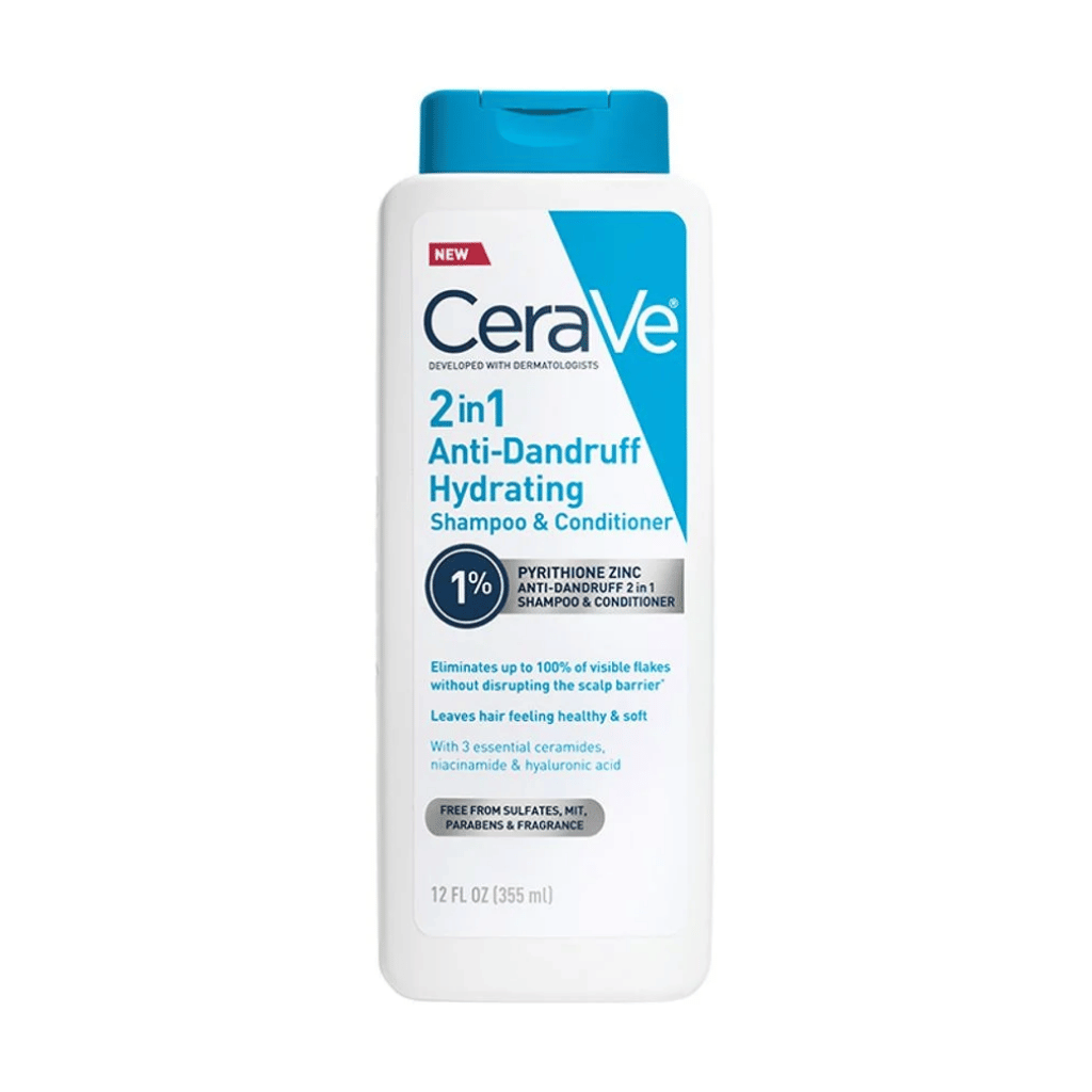 CeraVe 2 in 1 Anti-Dandruff Hydrating Shampoo & Conditioner (355 ml) SkinStash