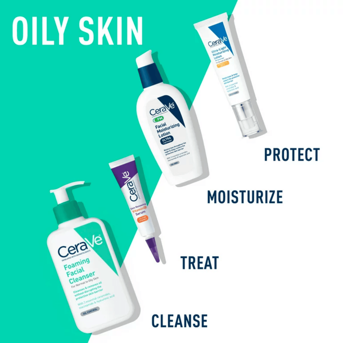 CeraVe Foaming Facial Cleanser (355ml) - wellkart