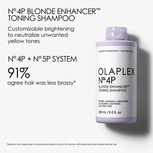 Olaplex No.4P Blonde Enhancer Toning Shampoo (250ml) SkinStash