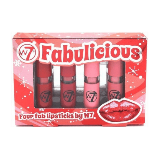w7 Fabulicious Four Fab Lipsticks (.14 fl each) - wellkart