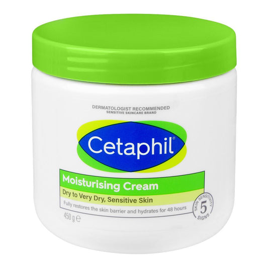 Cetaphil Moisturizing Cream For Dry To Very Dry, Sensitive Skin, 450g - wellkart