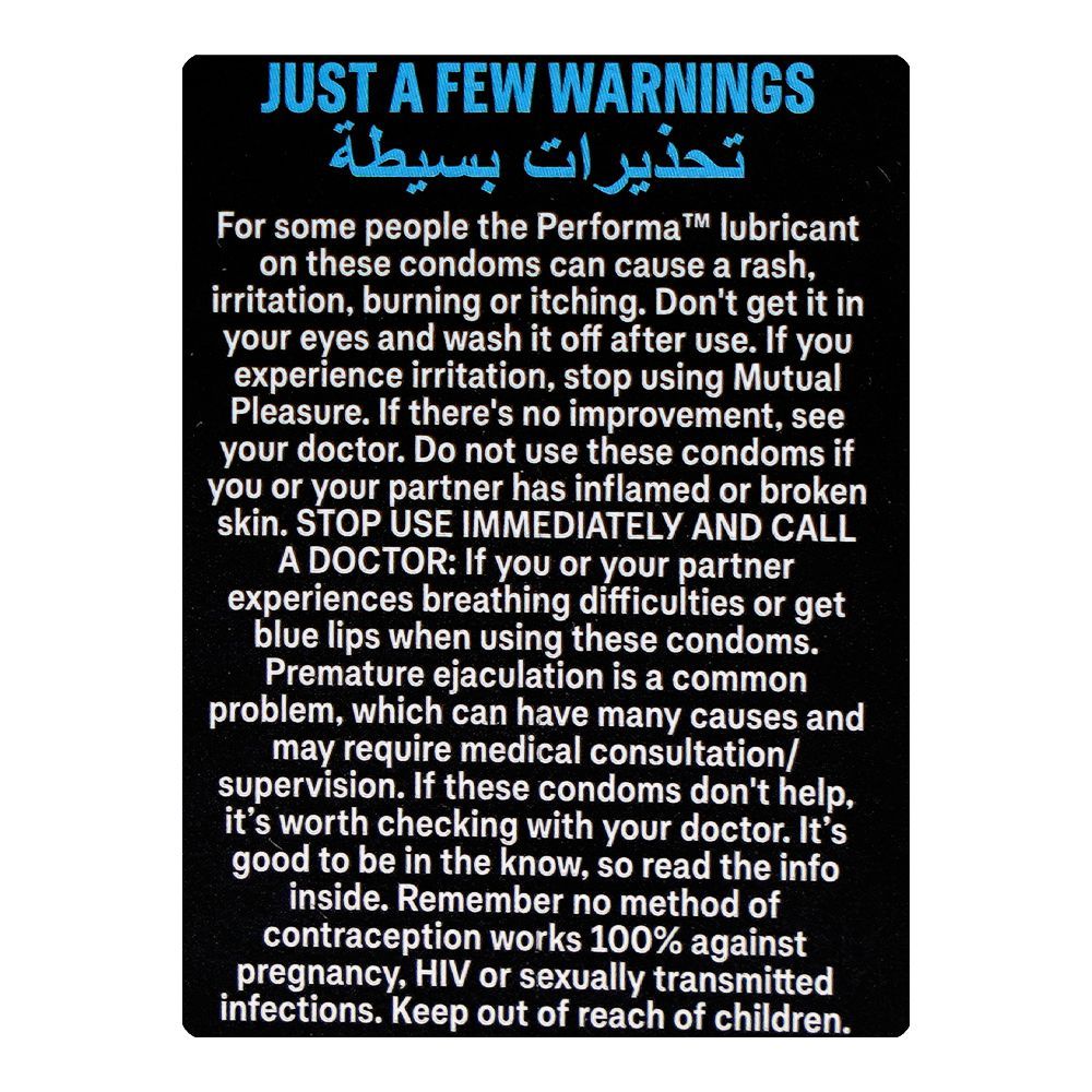 Durex Mutual Pleasure Condoms, 10-Pack wellkart