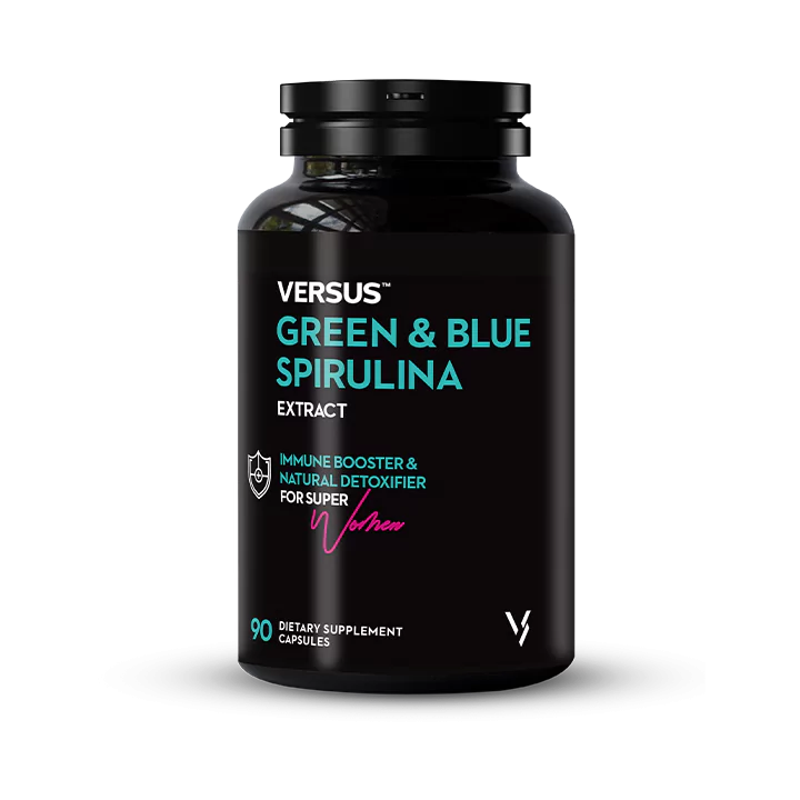 VERSUS Green & Blue Spirulina 70 Capsules SkinStash