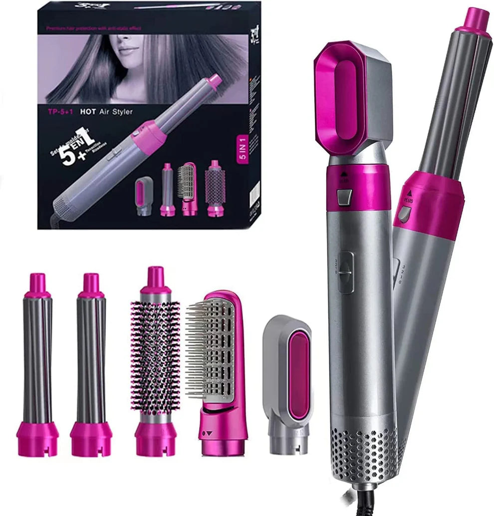 One Step - 5 In 1 Multifunctional Hair Dryer Styling Tool wellkart