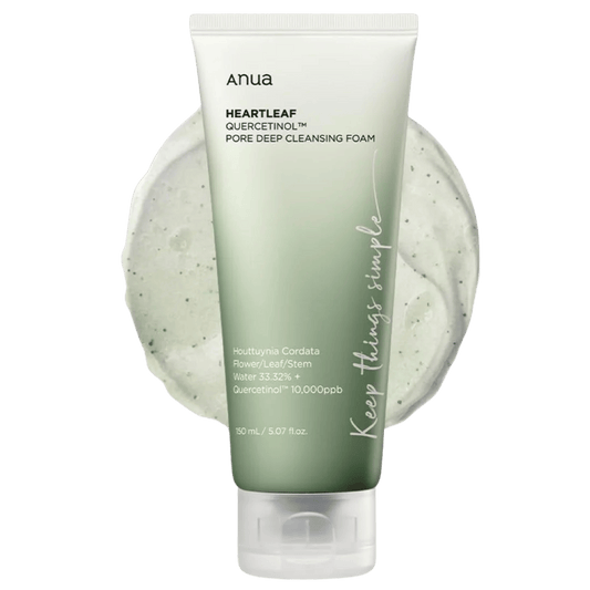 Anua Heartleaf Quercetinol Pore Deep Cleansing Foam (150ml) SkinStash