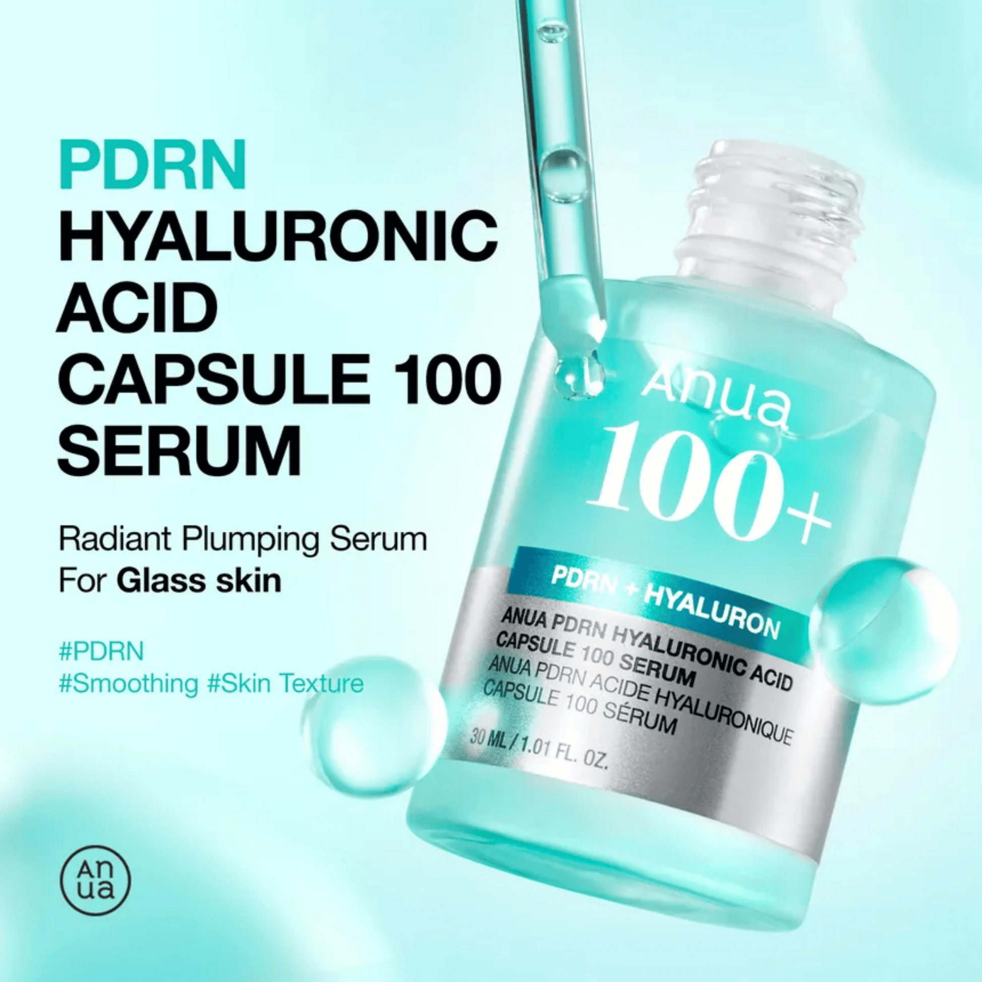 Anua Pdrn Hyaluronic Acid Capsule 100 Serum (30ml) SkinStash