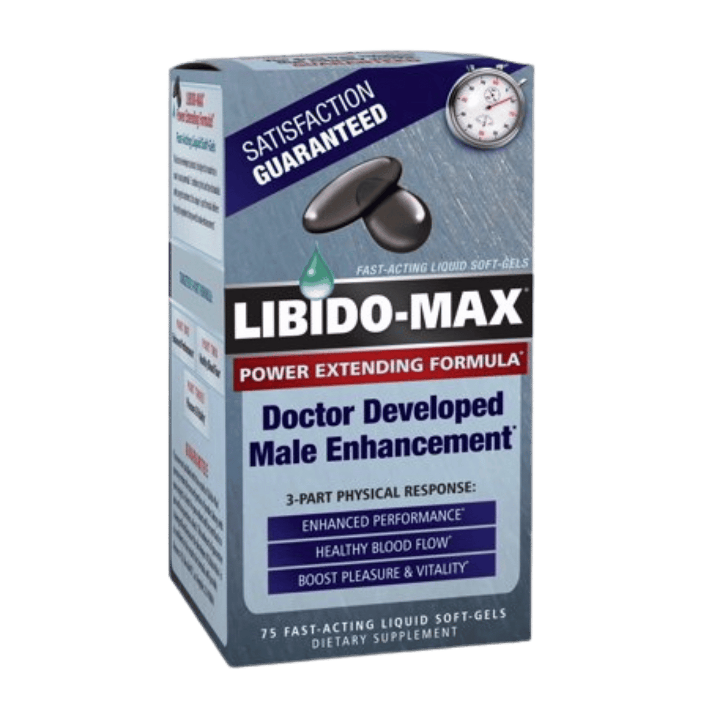 Libido Max Applied Nutrition 75 Fast Acting Liquid Soft Gels SkinStash
