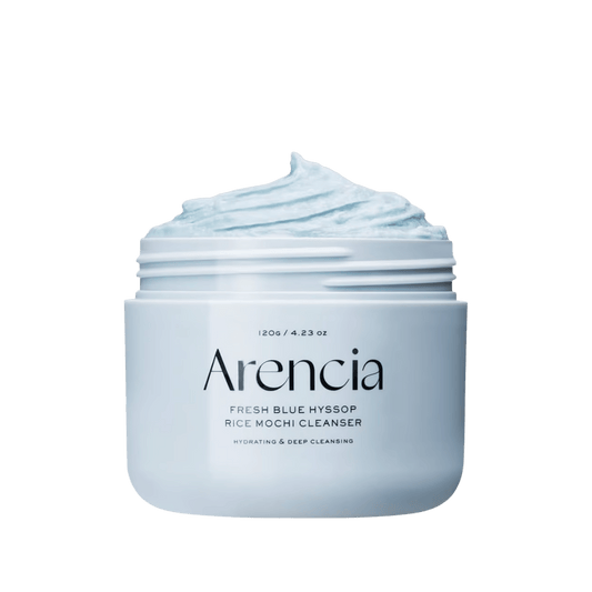 Arencia Fresh Blue Hyssop Rice Mochi Cleanser (120g) SkinStash
