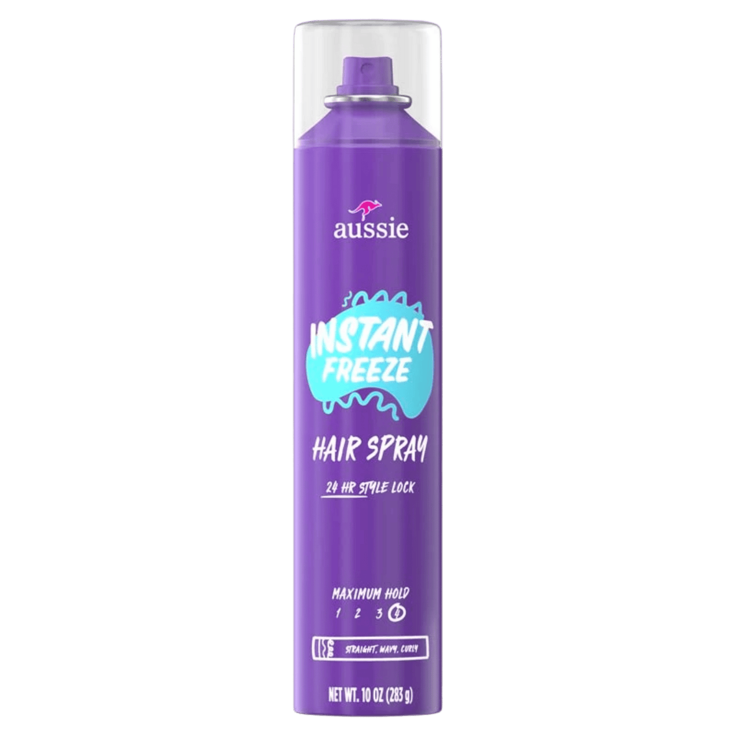Aussie Instant Freeze Hair Spray for Curly Hair Straight Hair and Wavy Hair (283 g) SkinStash