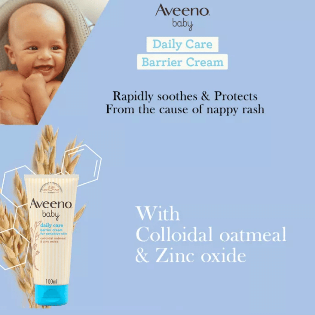 Aveeno Baby Daily Care Barrier Cream (100ml) - wellkart