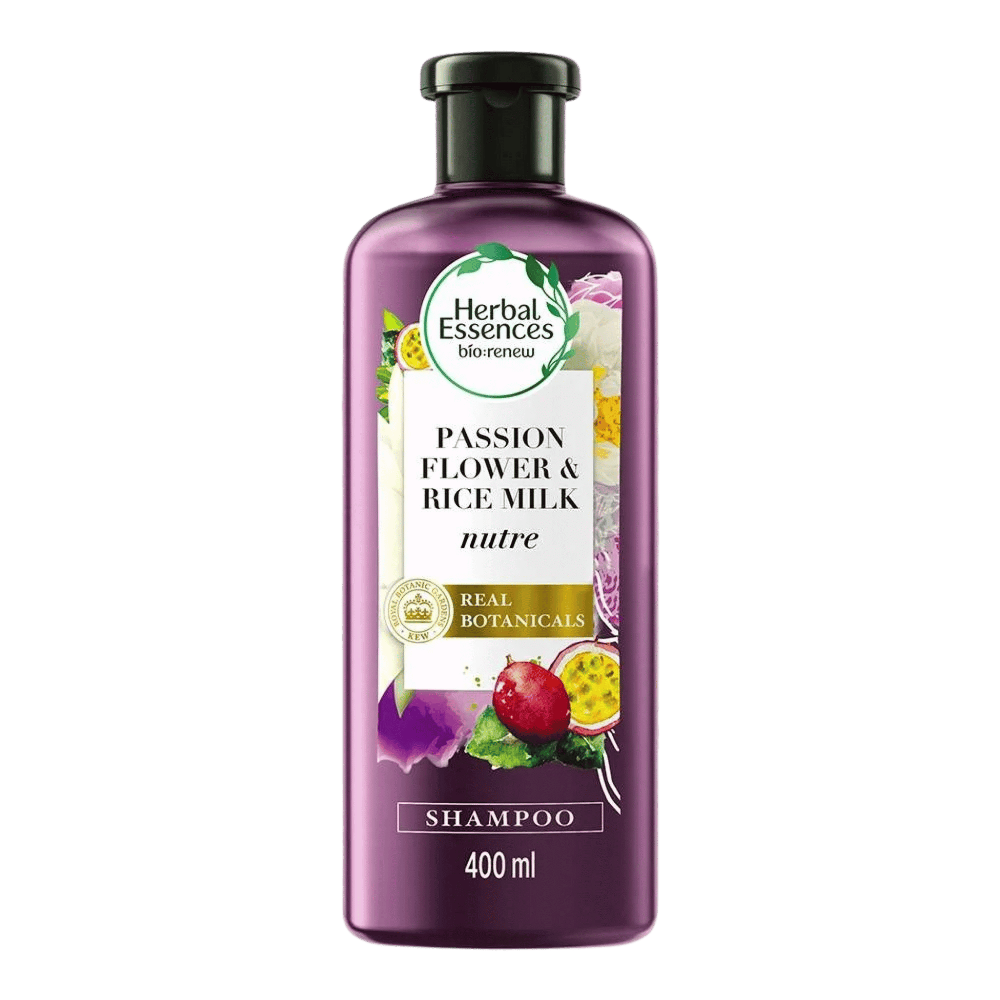Herbal Essences Bío Renew Nourish Passion Flower & Rice Milk Shampoo (400ml) SkinStash
