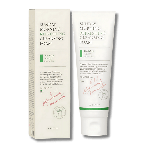 Axis-Y Sunday Morning Refreshing Cleansing Foam (120 ml) SkinStash