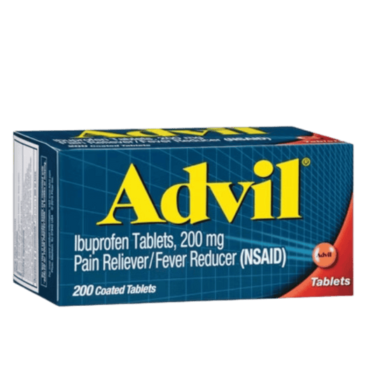 Advil Pain Relievers and Fever Reducer Coated Tablets, 200 Mg Ibuprofen, 200 Count Skinstash