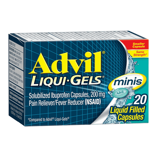 Advil Pain Relievers and Fever Reducer Coated Tablets, 200 Mg Ibuprofen, 20 Count Skinstash