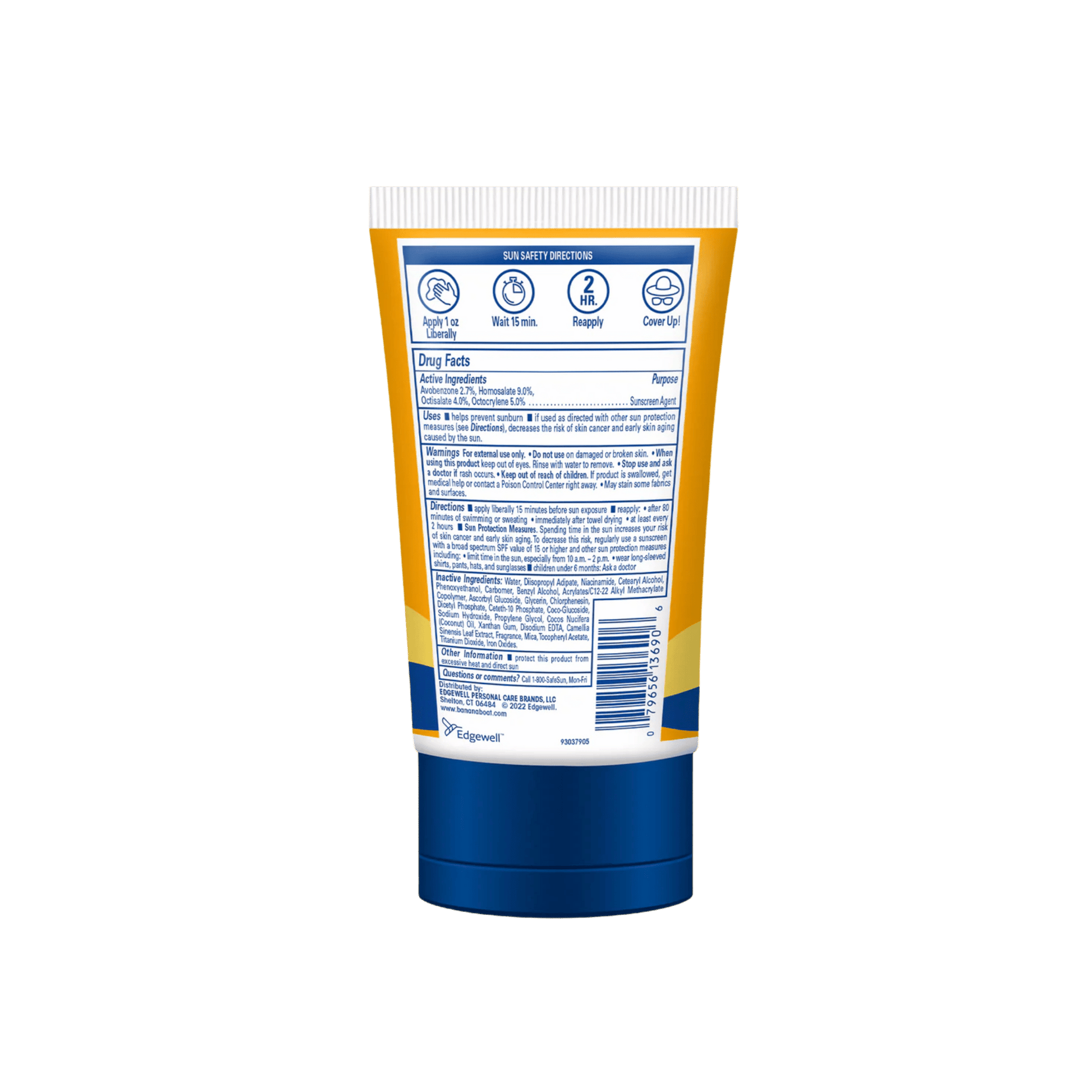 Banana Boat Protection + Vitamins Moisturizing Sunscreen Lotion - SPF 50 (133 ml) SkinStash