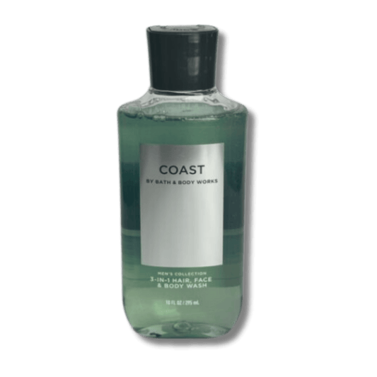 Bath & Body Works Coast Men's Collection 3in1 Shower Gel, (295ml) Damaged SkinStash