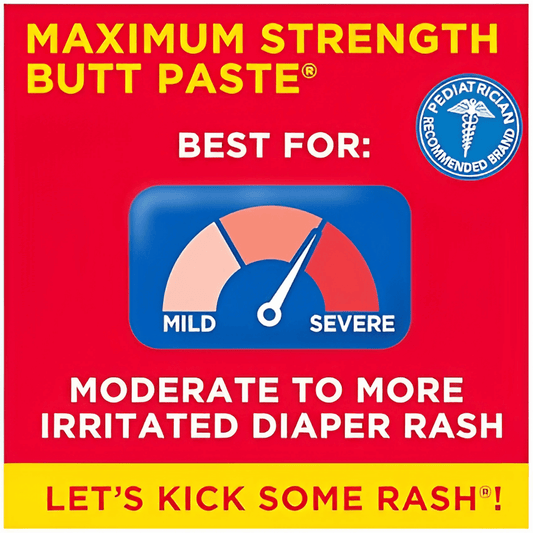 Boudreaux's Butt Paste Maximum Strength, Baby Diaper Rash Cream, (57g) SkinStash