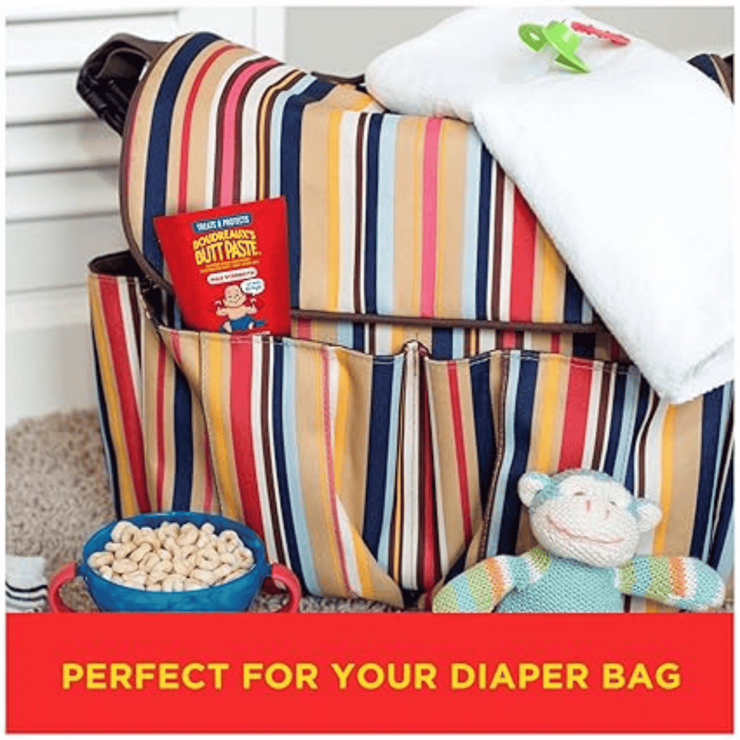 Boudreaux's Butt Paste Maximum Strength, Baby Diaper Rash Cream, (57g) SkinStash