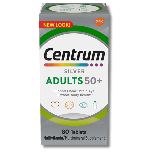 Centrum Silver Adults 50+ Multivitamins, 80Ct SkinStash