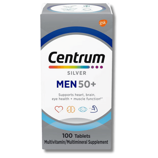 Centrum Silver Men 50+ Multivitamin/Multimineral Supplement Tablets - 100ct SkinStash