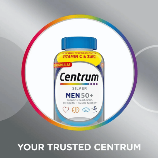 Centrum Silver Men 50+ Multivitamin/Multimineral Supplement Tablets - 100ct SkinStash