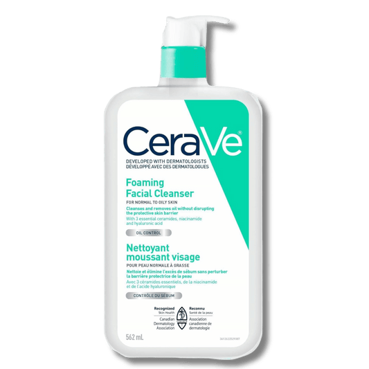 CeraVe Foaming Facial Cleanser For Normal To Oily Skin Canadian Variant SkinStash