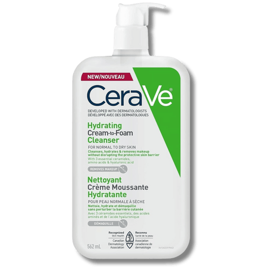 CeraVe Hydrating Cream-to-Foam Cleanser Canadian Variant SkinStash