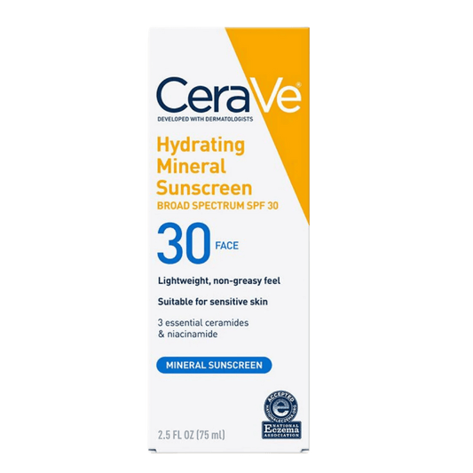 CeraVe Hydrating Mineral Sunscreen Face SkinStash