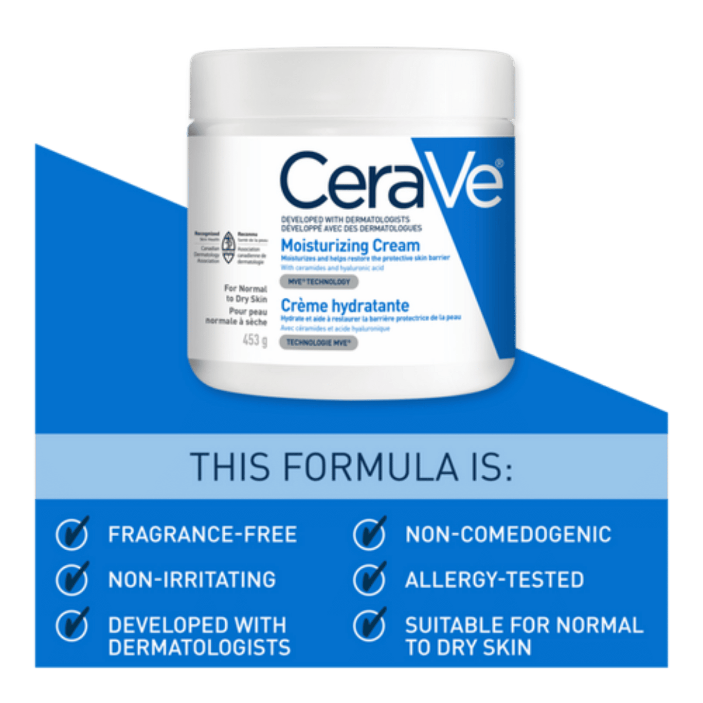 CeraVe Moisturizing Cream (453g) Canadian Variant SkinStash