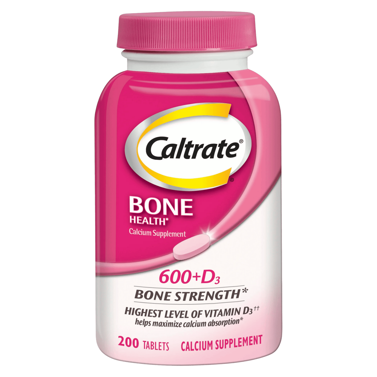 Caltrate 600+D3 Calcium and Vitamin D Supplement (200 Tablets) SkinStash