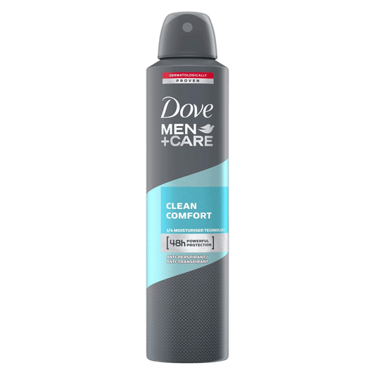 Dove Men+Care  48H Anti-Perspirant Anti-Transpirant Deodorant Spray (250ml) - wellkart